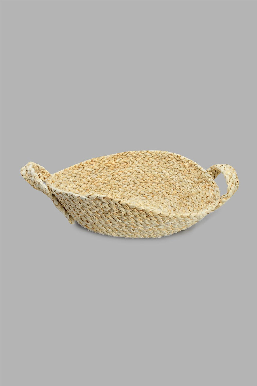 Redtag-Beige-Corn-Husk-Oval-Laundry-Basket-(Large)-Laundry-Hampers-Home-Bathroom-