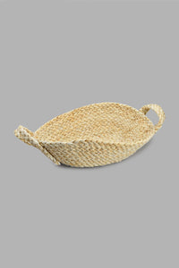 Redtag-Beige-Corn-Husk-Oval-Laundry-Basket-(Large)-Laundry-Hampers-Home-Bathroom-