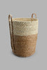 Redtag-Beige-Grass-&-Corn-Husk-Rope-Round-Laundry-Hamper-(Large)-Laundry-Hampers-Home-Bathroom-