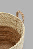 Redtag-Beige-Grass-&-Corn-Husk-Rope-Round-Laundry-Hamper-(Large)-Laundry-Hampers-Home-Bathroom-