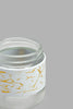 Redtag-White-Marble-Pattern-Glass-Storage-Jar-(Small)-Storage-Home-Dining-