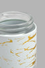 Redtag-White-Marble-Pattern-Glass-Storage-Jar-(Medium)-Storage-Home-Dining-