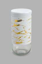 تنزيل الصورة على معرض الصور، Redtag-White-Marble-Pattern-Glass-Storage-Jar-(Large)-Storage-Home-Dining-
