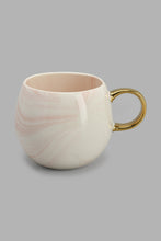 Load image into Gallery viewer, Redtag-Pink-Marble-Finish-Mug-Mugs-Home-Dining-
