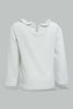 Redtag-Silver-Shimmer-Frill-Full-Sleeves-Collar-Blouse-Blouses-Infant-Girls-3 to 24 Months