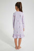 Redtag-Girl-Star-Placement-Print-&-Aop-Nightshirt-Nightshirts-Girls-2 to 8 Years