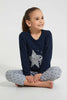 Redtag-Printed-Long-Sleeve-Pyjama-Sets-Pyjama-Sets-Girls-2 to 8 Years