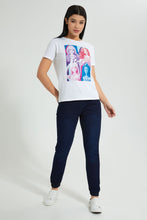 تنزيل الصورة على معرض الصور، Redtag-White-Barbie-Print-T-Shirt-Colour:White,-Filter:Women&#39;s-Clothing,-New-In,-New-In-Women,-Non-Sale,-S22B,-Section:Women,-Women-T-Shirts-Women&#39;s-
