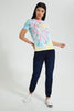 Redtag-Tie-Dye-We-Bare-Bears-Print-T-Shirt-Colour:Assorted,-Filter:Women's-Clothing,-New-In,-New-In-Women,-Non-Sale,-S22B,-Section:Women,-Women-T-Shirts-Women's-