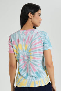 Redtag-Tie-Dye-We-Bare-Bears-Print-T-Shirt-Colour:Assorted,-Filter:Women's-Clothing,-New-In,-New-In-Women,-Non-Sale,-S22B,-Section:Women,-Women-T-Shirts-Women's-