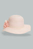 Redtag-Pink-Floral-Embellished-Hat-For-Girls-Colour:Pink,-Filter:Girls-Accessories,-GIR-Caps,-New-In,-New-In-GIR-ACC,-Non-Sale,-S22B-Girls-