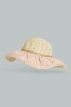 تنزيل الصورة على معرض الصور، Redtag-Beige-And-Pink-Embellished-Hat-For-Girls-Colour:Beige,-Colour:Pink,-Filter:Girls-Accessories,-GIR-Caps,-New-In,-New-In-GIR-ACC,-Non-Sale,-S22B-Girls-
