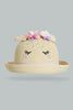 Redtag-Beige-Ear-Embellished-Hat-For-Girls-Colour:Beige,-Filter:Girls-Accessories,-GIR-Caps,-New-In,-New-In-GIR-ACC,-Non-Sale,-S22B-Girls-