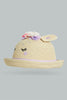 Redtag-Beige-Ear-Embellished-Hat-For-Girls-Colour:Beige,-Filter:Girls-Accessories,-GIR-Caps,-New-In,-New-In-GIR-ACC,-Non-Sale,-S22B-Girls-