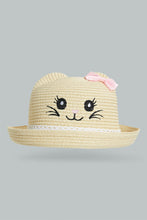 تنزيل الصورة على معرض الصور، Redtag-Beige-Bow-Embellished-Hat-For-Girls-Colour:Beige,-Filter:Girls-Accessories,-GIR-Caps,-New-In,-New-In-GIR-ACC,-Non-Sale,-S22B-Girls-
