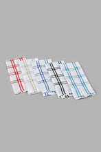 تنزيل الصورة على معرض الصور، Redtag-Blue-Kitchen-Towel-(5-Piece)-Kitchen-Towels-Home-Dining-
