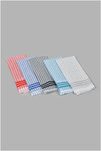 تنزيل الصورة على معرض الصور، Redtag-Blue-Kitchen-Towel-(5-Piece)-Kitchen-Towels-Home-Dining-
