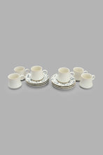 تنزيل الصورة على معرض الصور، Redtag-White-Espresso-Set-(12-Piece)-Tea-Sets-Home-Dining-
