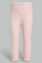 Load image into Gallery viewer, Redtag-Pink-Knitted-Coloured-Jegging-Jeggings-Infant-Girls-3 to 24 Months
