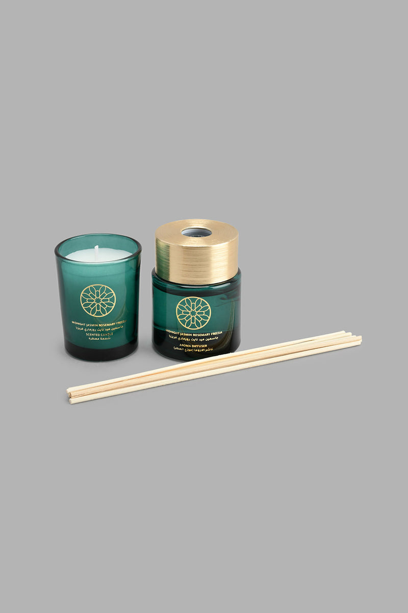 Redtag-Midnight-Jasmine-Diffuser-(50Ml)&-Candle-Giftset-Diffuser-Home-Decor-