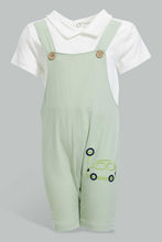 Load image into Gallery viewer, Redtag-Green-Duangree-Romper-Rompers-Baby-0 to 12 Months
