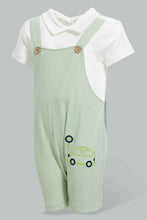 Load image into Gallery viewer, Redtag-Green-Duangree-Romper-Rompers-Baby-0 to 12 Months
