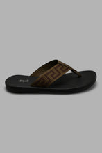 Load image into Gallery viewer, Redtag-Khaki-Monogram-Strap-Toe-Post-Toe-Posts-Men&#39;s-
