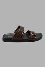 Load image into Gallery viewer, Redtag-Brown-Slide-Sandal-Sandals-Men&#39;s-
