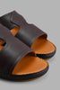 Redtag-Brown-Arabic-Traditional-Sandal-Casual-Sandals-Men's-