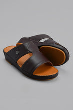 Load image into Gallery viewer, Redtag-Brown-Arabic-Traditional-Sandal-Casual-Sandals-Men&#39;s-
