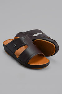 Redtag-Brown-Arabic-Traditional-Sandal-Casual-Sandals-Men's-