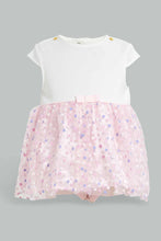 Load image into Gallery viewer, Redtag-Pink-Jacquard-Tutu-Dress-Dresses-Baby-0 to 12 Months
