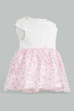 Load image into Gallery viewer, Redtag-Pink-Jacquard-Tutu-Dress-Dresses-Baby-0 to 12 Months
