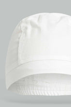 تنزيل الصورة على معرض الصور، Redtag-White-Romper-With-Hat-Rompers-Baby-0 to 12 Months
