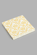 Load image into Gallery viewer, Redtag-Gold-Floral-Paper-Napkins-(20-Piece)-Napkins-Home-Dining-
