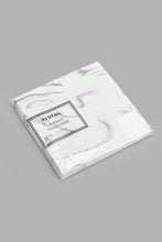 تنزيل الصورة على معرض الصور، Redtag-White-Marble---Paper-Napkins-(20-Piece)-Napkins-Home-Dining-
