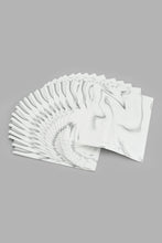 تنزيل الصورة على معرض الصور، Redtag-White-Marble---Paper-Napkins-(20-Piece)-Napkins-Home-Dining-
