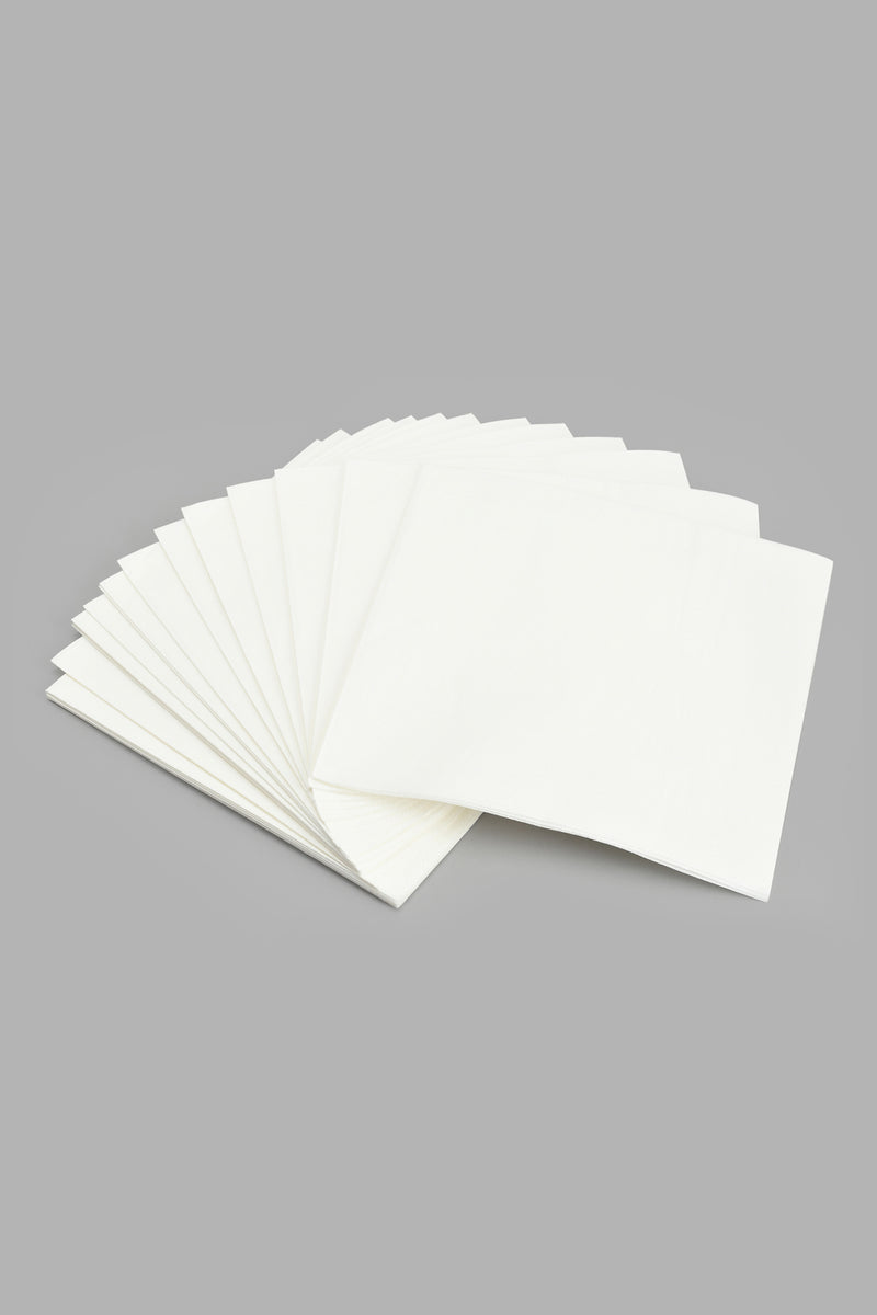 Redtag-White-Paper-Napkins-(20-Piece)-Napkins-Home-Dining-