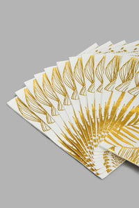 Redtag-Gold-Foil-Print-Paper-Napkins-(20-Piece)-Napkins-Home-Dining-