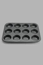 Load image into Gallery viewer, Redtag-Grey-12Cups-Muffin-Pan-Bakeware-Home-Dining-
