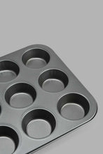 Load image into Gallery viewer, Redtag-Grey-12Cups-Muffin-Pan-Bakeware-Home-Dining-
