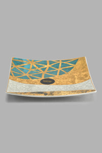 Redtag-Assorted--Geometric-Square-Plate-Platter-Home-Dining-