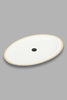 Redtag-Floral-14"-Oval-Plate-Platter-Home-Dining-