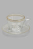 Redtag-Floral-Glass-Tea-Cup-&-Ceramics-Saucer-Cup-And-Saucer-Home-Dining-