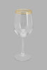 Redtag-Floral--Glass-Goblet-Serving-Dish-Home-Dining-