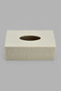 Beige Tissue Box Holder