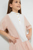 Redtag-Pink-Color-Block-Dress-Dresses-Girls-2 to 8 Years