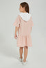Redtag-Pink-Color-Block-Dress-Dresses-Girls-2 to 8 Years