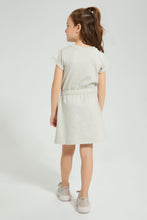 Load image into Gallery viewer, Redtag-Beige-Chest-Print-Dress-Colour:Beige,-Filter:Girls-(2-to-8-Yrs),-Girls-Dresses,-New-In,-New-In-GIR,-Non-Sale,-S22B,-Section:Kidswear-Girls-2 to 8 Years
