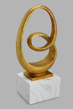 Load image into Gallery viewer, Redtag-Gold-Ribbon-Decorative-With-Base-Artefact-Home-Decor-
